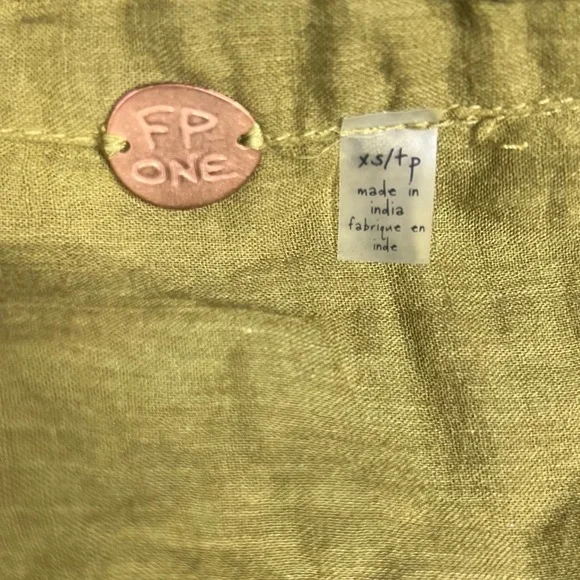 Free People Blouse Womens XS FP One Waverly Sheer Boho Hippie Long Sleeve Tunic - Picture 7 of 10